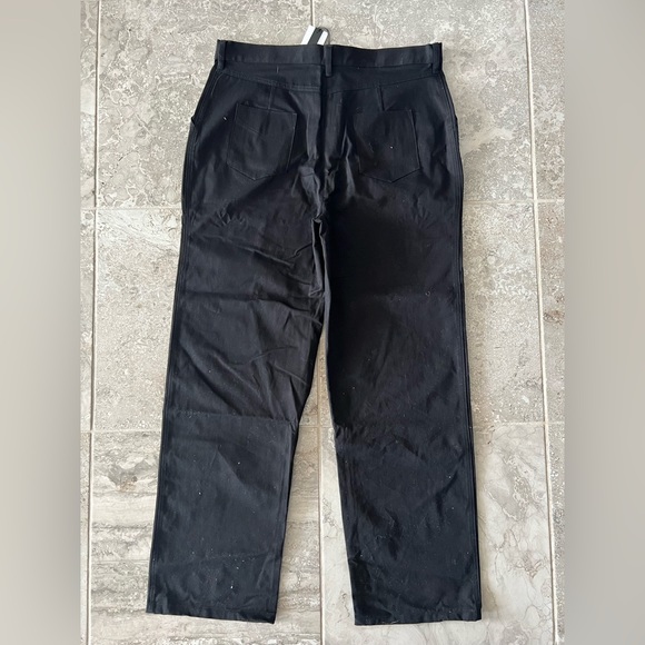 WhoWhatWear LISA High-Waisted Wide Leg Pants in Black Size L New w/Tag $135 - Picture 3 of 8